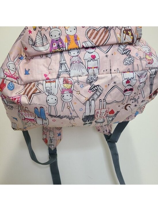 LeSportsac \'Fifi Lapin\' Artist In Residence Backpack Pink Nylon main image 9